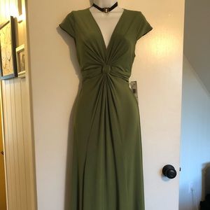 Emerald green dress